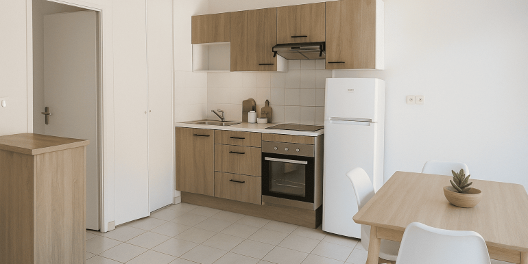 home staging cuisine générée par IA