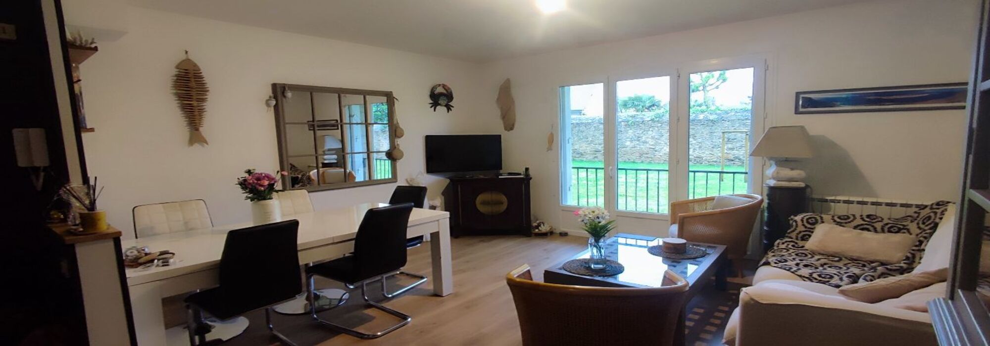 Appartement 60 m² avec box à Saint-Servan Saint-Malo – RDC calme et verdoyant